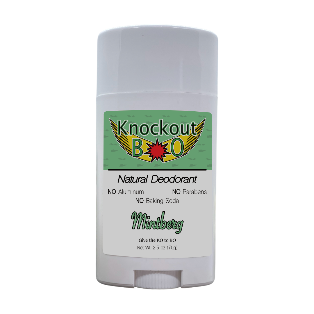 Mintberg - Natural Deodorant – Peppermint & Lemongrass | Aluminum-Free, Plant-Based Odor Protection (2.5 oz)