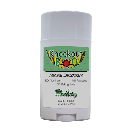 Mintberg - Natural Deodorant – Peppermint & Lemongrass | Aluminum-Free, Plant-Based Odor Protection (2.5 oz)