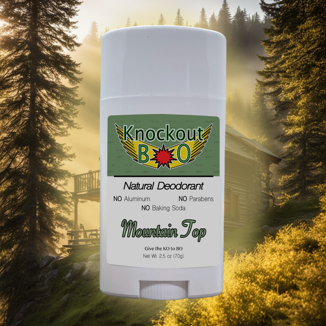 Mountain Top - Natural Deodorant – Cedar, Cypress, Juniper Berry, & Rosemary | Aluminum-Free, Plant-Based Odor Protection (2.5 oz)