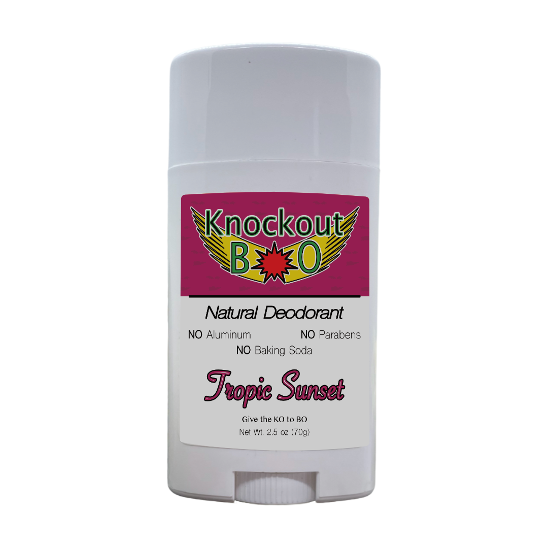 Tropic Sunset - Natural Deodorant – Lemongrass & Lavender | Aluminum-Free, Plant-Based Odor Protection (2.5 oz)
