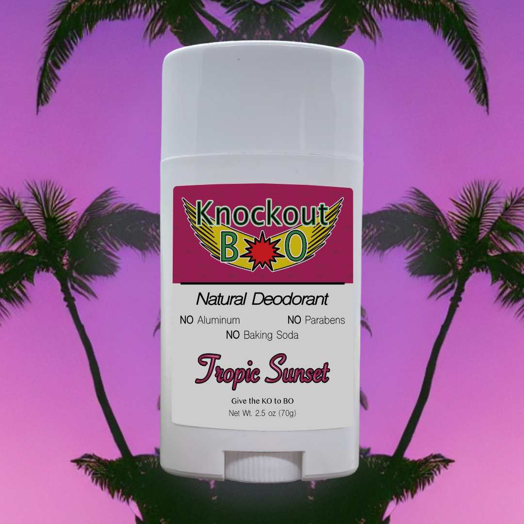Tropic Sunset - Natural Deodorant – Lemongrass & Lavender | Aluminum-Free, Plant-Based Odor Protection (2.5 oz)